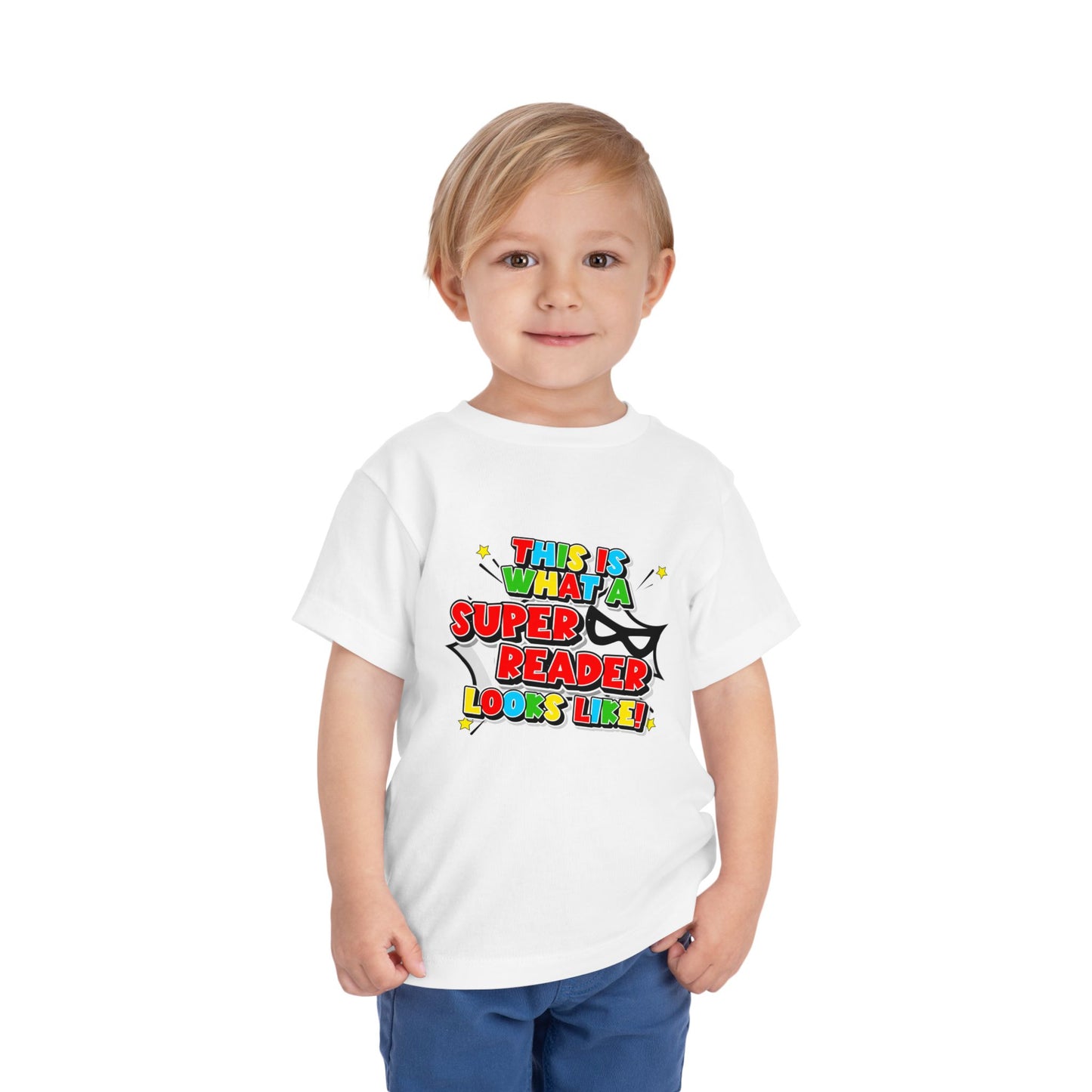 "This Is What a Super Reader Looks Like!" Kids' Tee