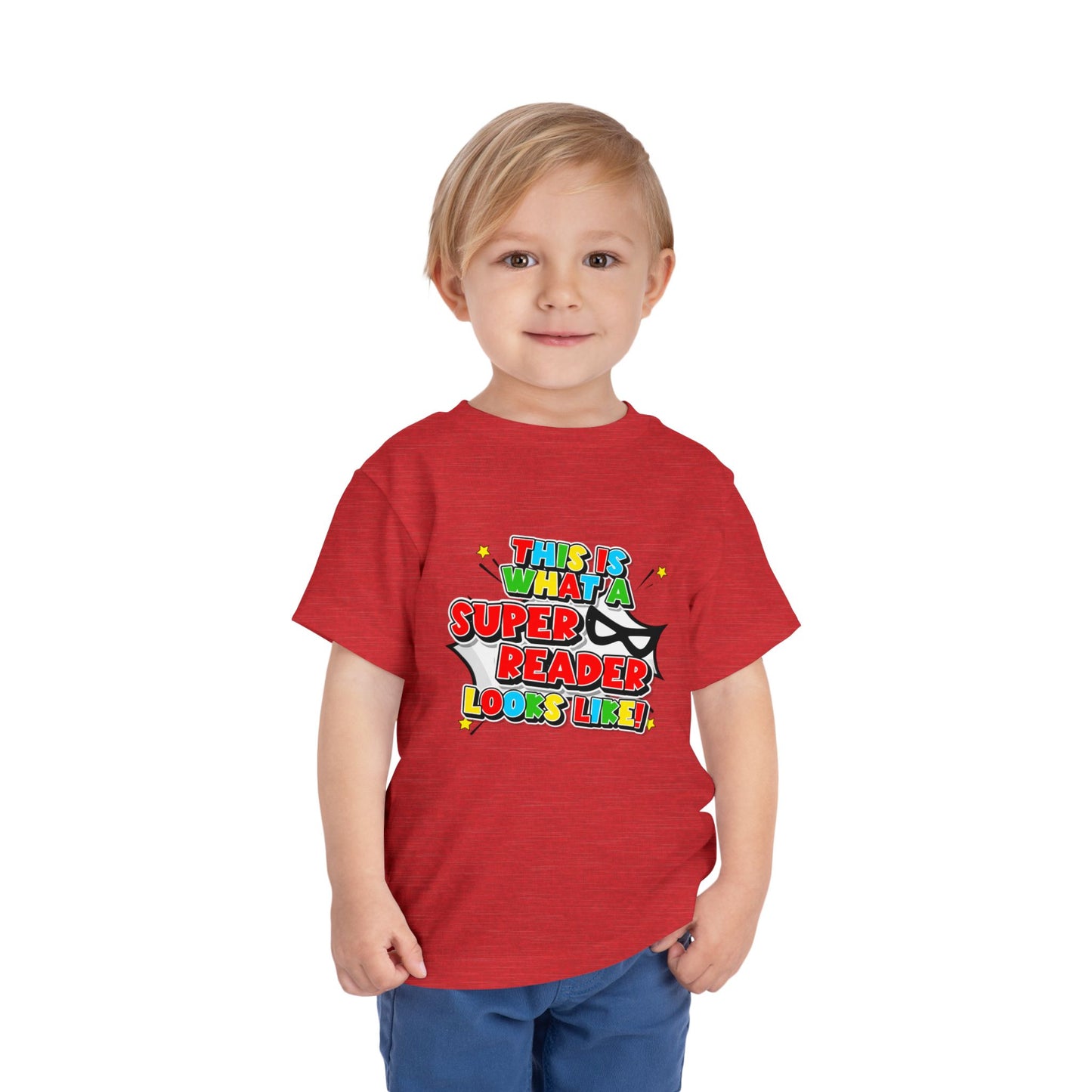 "This Is What a Super Reader Looks Like!" Kids' Tee
