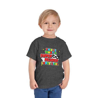"This Is What a Super Reader Looks Like!" Kids' Tee