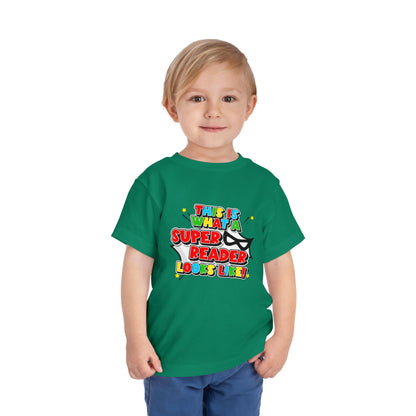 "This Is What a Super Reader Looks Like!" Kids' Tee
