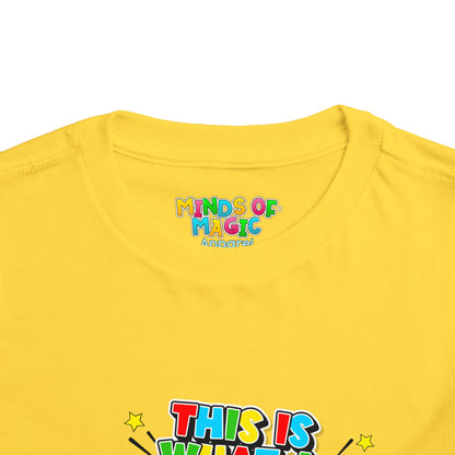 "This Is What a Super Reader Looks Like!" Kids' Tee